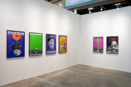 ARTBO Fair 2022 PROYECTOS SECTION curated by Inti Guerrero, with a special proyect by KILUANJI KIA HENDA, Booth b7, Kiluanji Kia Henda, The Sound Is The Monument, 2022, exhibition view 