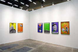 ARTBO Fair 2022 PROYECTOS SECTION curated by Inti Guerrero, with a special proyect by KILUANJI KIA HENDA, Booth b7, Kiluanji Kia Henda, The Sound Is The Monument, 2022, exhibition view 